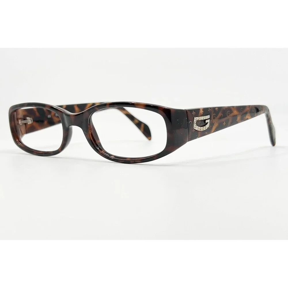 Guess Eyeglasses Frames Womens Brown Tortoise GU6329 TO-1 Rhinestone G 51-18-133
